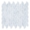 Andova Tiles SAMPLE Channing Elongated Hex  1 x 25 Marble Honeycomb Mosaic Wall  Floor Tile SAM-ANDCHA136 - alternate 1